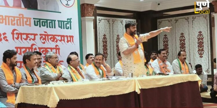 आढाळराव पाटलांना भोसरीतून एक लाखांचे मताधिक्य देणार; महायुतीच्या मेळाव्यात महेश लांडगे यांचा हुंकार