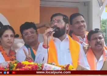‘१३ तारखेला विरोधकांचा बाजा वाजणार’; बारणेंच्या प्रचारार्थ मुख्यमंत्र्यांचा रोड-शो