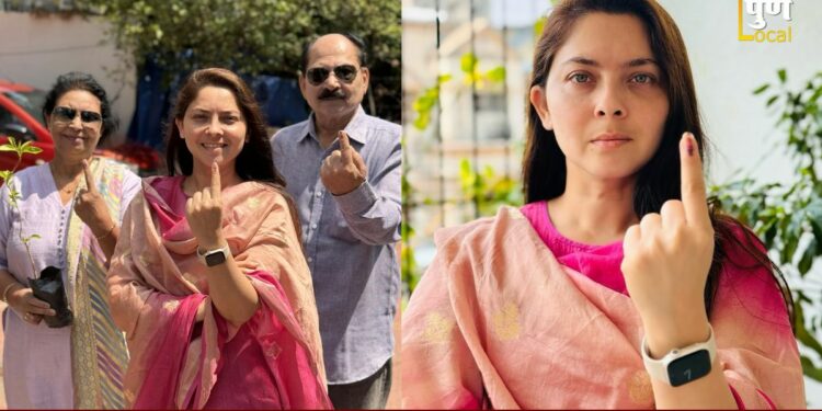 “कर्तव्य पार पाडल्याशिवाय अधिकार मिळत नाही” असं म्हणत सोनाली कुलकर्णीने केली जनजागृती