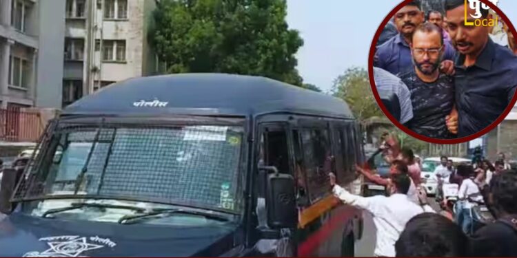 Pune Hit And Run | वंदे मातरम संघटनेकडून विशाल अग्रवालच्या अंगावर शाईफेकचा प्रयत्न