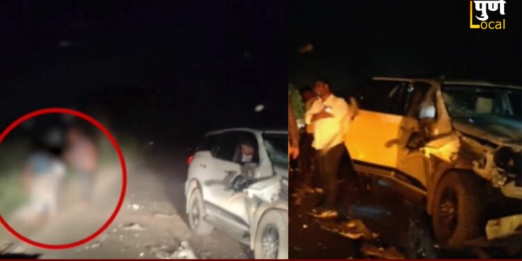 पोर्शे अपघाताची पुनरावृत्ती; राष्ट्रवादी काँग्रेस आमदारच्या पुतण्यानं दोघांना चिरडलं