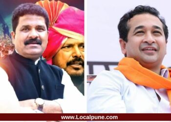 Nitesh Rane and Parshuram Wadekar