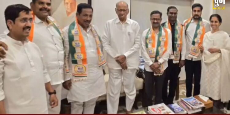 Sharad Pawar And bapu Pathare