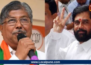 Chandrakant Patil and Eknath Shinde