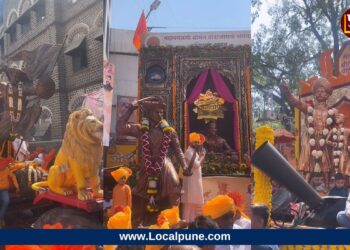 शिवजन्मोत्सव: सरदारांकडून शिवरायांना वंदन; शिवजयंतीच्या जल्लोषाने दुमदुमली पुण्यनगरी