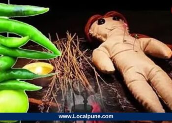 पुण्यातील बड्या नेत्याच्या घराबाहेर जादूटोणा, नेमका प्रकार काय?