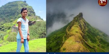 राजगडच्या बालेकिल्ल्यावर फोटो काढताना पाय घसरला अन् थेट ४०० फूट दरीत कोसळली, विवाहितेचा मृत्यू