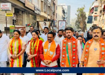 भाजपने उतरवले युवा नेतृत्व मैदानात, प्रभाग २५ मधून मानकर, बापट, टिळक आणि पंडित यांची उमेदवारी दाखल