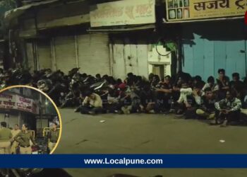 बुधवार पेठेत मध्यरात्री पोलिसांचे कोम्बिंग ऑपरेशन: कुंटणखान्यांची कसून झडती, ५० घरांची तपासणी!