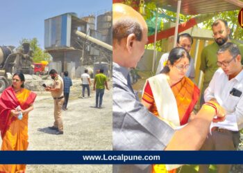 पुण्यात अनधिकृत आरएमसी प्लॅंटमुळे नागरिक हैराण, खासदार मेधा कुलकर्णींकडून जागेवर पाहणी; वडगाव खुर्द परिसरातील प्लँट हटणार?