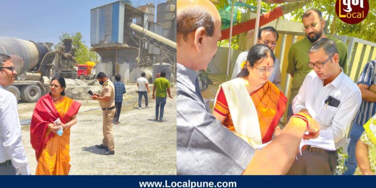 पुण्यात अनधिकृत आरएमसी प्लॅंटमुळे नागरिक हैराण, खासदार मेधा कुलकर्णींकडून जागेवर पाहणी; वडगाव खुर्द परिसरातील प्लँट हटणार?