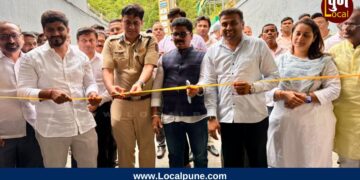 वेस्टर्न मॉलचा नवा जोडरस्ता सुरु; सनी निम्हण यांच्या पुढाकारातून वाहतूक व्यवस्थापनाला चालना
